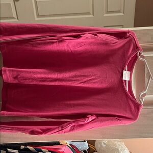Hanna Andersson Pink Long Sleeve Tee
